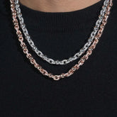 8MM VVS Moissanite Ball Chain Rosary Necklace