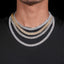 2026 New 8MM S925 Silver 2 Rows VVS Moissanite EDG Cuban Link Chain Necklace