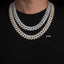 2026 New 16MM S925 Silver 3 Rows VVS Moissanite Edge/Miami Cuban Chain