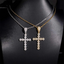 VVS Moissanite Cross pendant Round Shape
