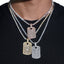 GL VVS Baguette Diamond Hip Hop Nameplate Pendant