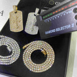 GL Ice Out Hip Hop Cross VVS Moissanite Pendant