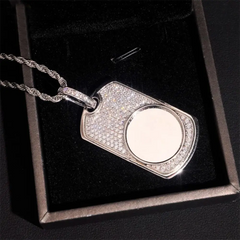 Custom Dog Tag Photo Pendant