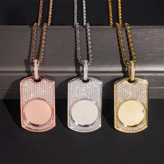 Custom Dog Tag Photo Pendant