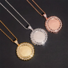 Custom Iced Out Memory Photo Pendant