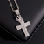 Crown VVS Moissanite Cross Pendant
