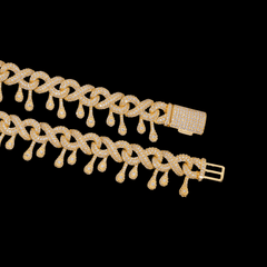 GL 13MM Drip Infinity Link 5A+ Diamond Hip Hop Iced Out Chain