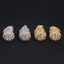 GL Hip Hop Earrings VVS Moissanite Diamond Stud 925 Sterling Silver