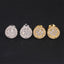 9MM Round Shaped VVS Moissanite Stud Earrings