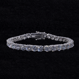 GL 6MM 5A+ Diamond Tennis Chain 14K Gold Plated