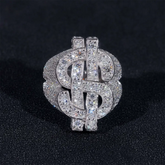 GL Iced $ Money Hip Hop Moissanite Ring