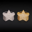 GL Hip Hop Star Boys Ring S925 Silver Moissanite Full Set With Personalized Trendy Ring