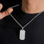 Fully Iced Out VVS Moisaanite Dog Tag Pendant