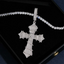 Iced Out VVS Moissanite Cross Pendant