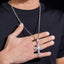 Saint Cross S925 Silver VVS Moissanite Pendant