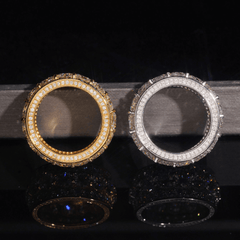 GL Pass Diamond Tester 925 Silver White Gold Moissanite Iced Out Rings