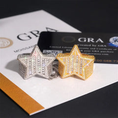 GL Star Shape Baguette VVS Moissanite Ring