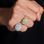 【US 3 Days Delivery】GL Hip Hop Fine Jewelry VVS Moissanite Diamond Ring