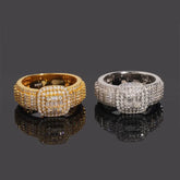 GL Hip Hop Jewelry VVS Moissanite Diamond Men Ring