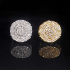 GL Hip Hop Fine Jewelry 925 Sterling Silver VVS Moissanite Diamond Ring