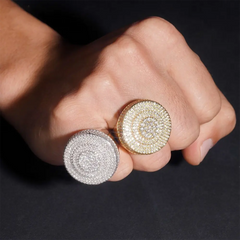 GL Hip Hop Fine Jewelry 925 Sterling Silver VVS Moissanite Diamond Ring