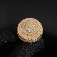 GL Hip Hop Fine Jewelry 925 Sterling Silver VVS Moissanite Diamond Ring