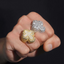 【US 3 Days Delivery】GL Cross Moissanite 925 Sterling Silver Hip Hop Ring