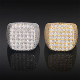 GL Iced Out Hip Hop Peva VVS Moissanite Diamond Ring