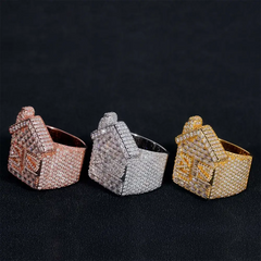 GL Heavy-Duty House Luxury VVS Moissanite Ring