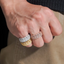 【US 3 Days Delivery】GL Iced Out Round cut Eternity Band Moissanite Ring
