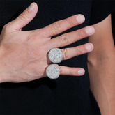 GL Round Cut Full Eternity Band Moissanite Ring