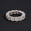 GL Round Cut Full Eternity Band Moissanite Ring