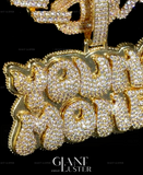 GL Young Money Pendant S925 Plated 16K Gold VVS moissanite diamonds
