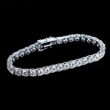 【US 3 Days Delivery】GL 2MM 3MM 4MM 5MM 6.5MM Moissanite Diamond Tennis Chain Bracelet