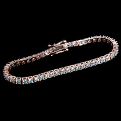 GL 2MM 3MM 4MM 5MM 6.5MM Moissanite Diamond Tennis Chain Bracelet