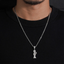 925 Silver VVS Moissanite Santa Muerte Religious Pendant