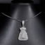 VVS Moissanite Iced Money Bag Pendant 925 Silver
