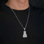 VVS Moissanite Iced Money Bag Pendant 925 Silver