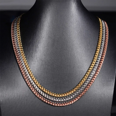 5MM Classic High-Polish Sterling Silver Cuban Chain