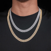 GL 10mm 2 Rows Miami Hip Hop Cuban Chain