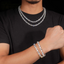 VVS Moissanite 8mm Starburst Tennis Bracelet S925 Silver