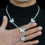GL Butterfly S925 Silver Moissanite Diamond Tennis Necklace