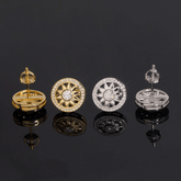 GL VVS Moissanite Diamon Winston Stud Earrings