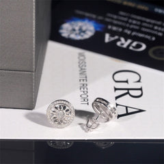 GL VVS Moissanite Diamon Winston Stud Earrings
