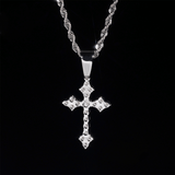 GL Iced Out Hip Hop Jewelry Vvs Moissanite Diamond Cross Pendant