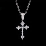 GL Iced Out Hip Hop Jewelry Vvs Moissanite Diamond Cross Pendant
