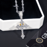 GL Iced Out Hip Hop Jewelry Vvs Moissanite Diamond Cross Pendant