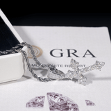 GL Iced Out Hip Hop Jewelry Vvs Moissanite Diamond Cross Pendant