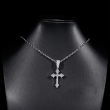 GL Iced Out Hip Hop Jewelry Vvs Moissanite Diamond Cross Pendant