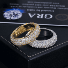 GL Chunky Eternity Band Moissanite Diamond Ring